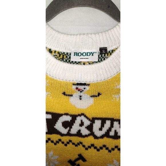 Chef Robert Irvine's FIT CRUNCH ROODY Ugly Christmas Sweater Unisex Size small. - Picture 4 of 5